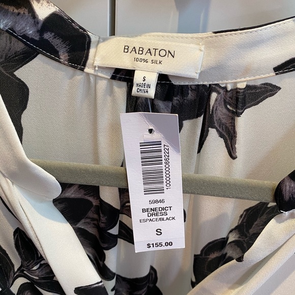 Aritzia NWT Babaton 100% Silk Benedict Dress - Picture 10 of 15